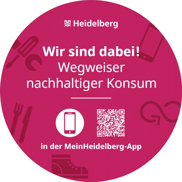 Wir sind dabei!! Wegweiser nachhaltiger Konsum. In der mein Heidelberg App